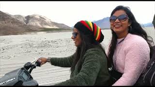 Hunder Road and Sumoor moto tour in Leh, Ladakh: Flying on land