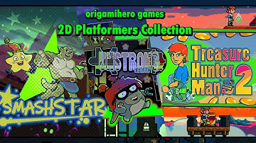 origamihero games 2D Platformer Collection | Trailer (Nintendo Switch)