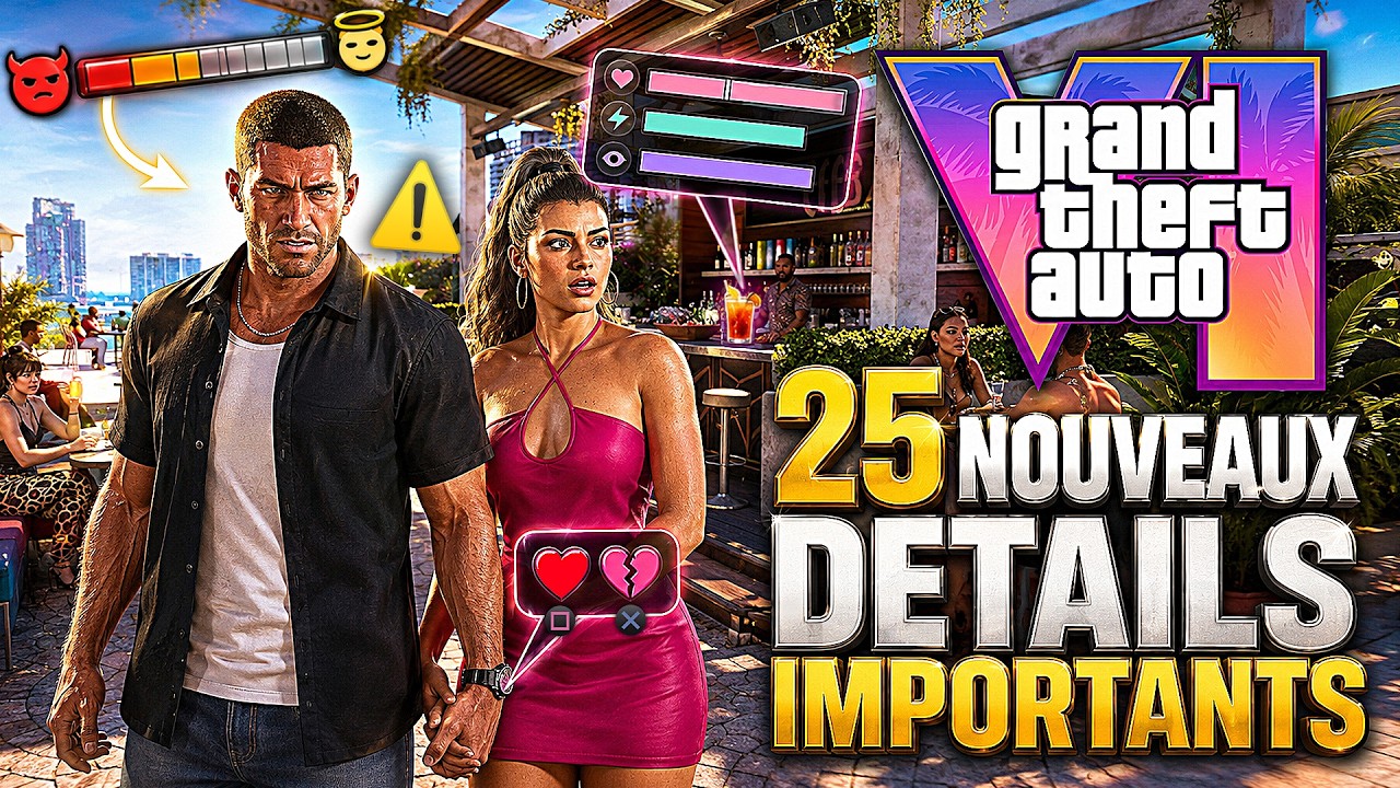 GTA 6 : Systeme de KARMA, Relation JASON/LUCIA ⚠️ DURÉE DE VIE !! 25 NOUVEAUX DETAILS IMPORTANTS !