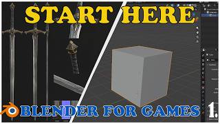 Blender for Game Dev: ABSOLUTE BEGINNER Guide (Part 1 - Introduction)