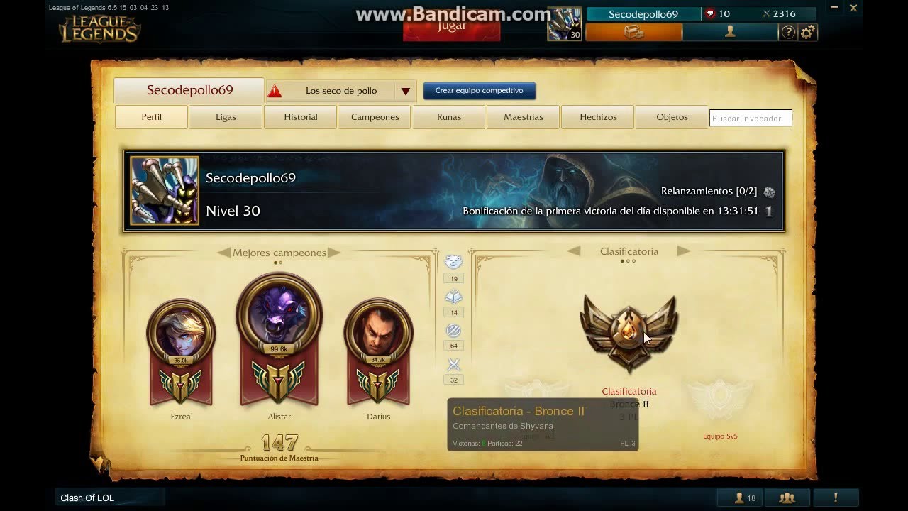 SALUDOS INVOCADORES!