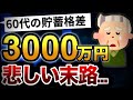 【老後資金】65歳で3000万円必要？衝撃の貯蓄格差がヤバすぎる...