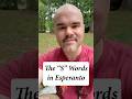 The S Words in #esperanto #conlang #language #grammar #rules #learning #classroom #lesson #english