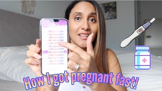 HOW I GOT PREGNANT ON THE FIRST TRY WITH PCOS\/ Test line progression