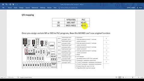 Delta VFD Built-in PLC function