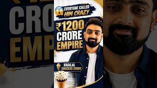 How A Soda Seller Built A ₹1200 Crore Ice Cream Empire 🍦#shorts #businessstories