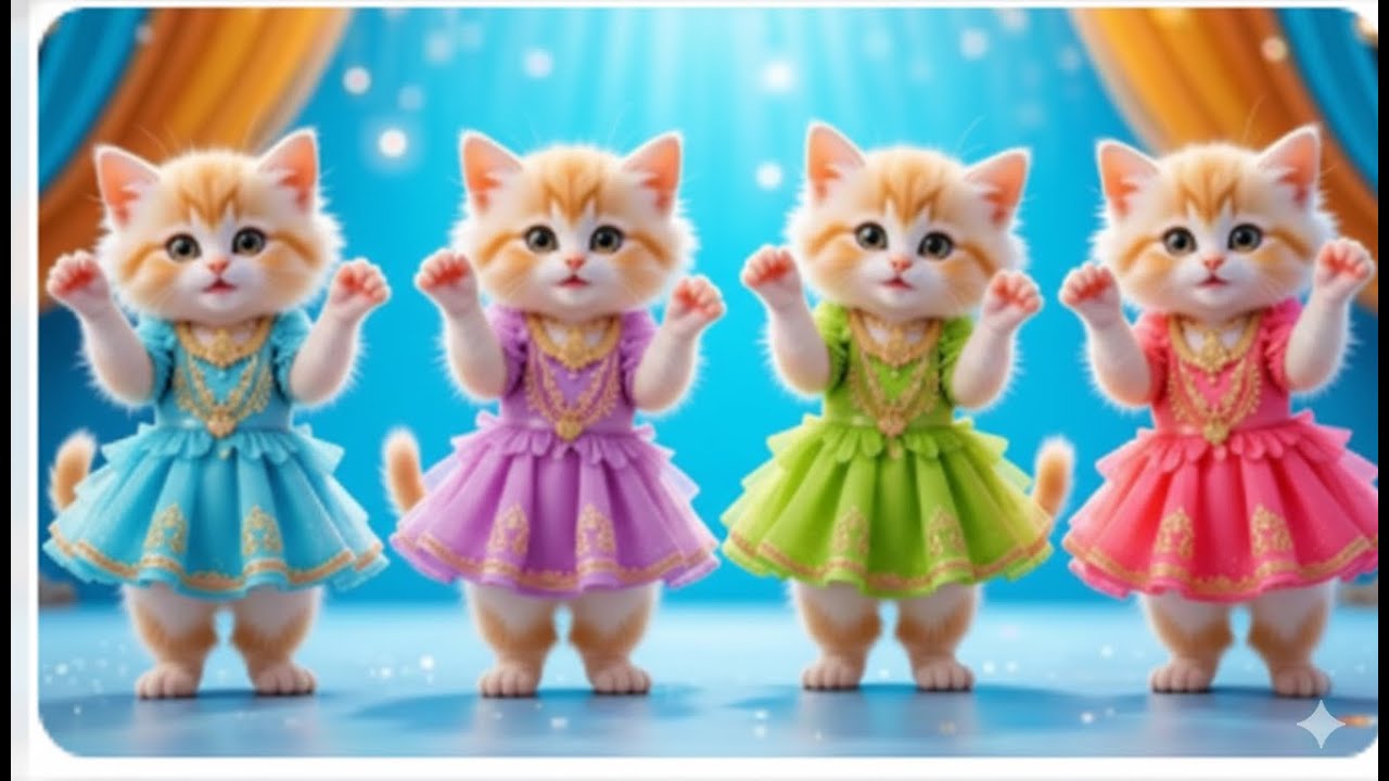बिल्ली डांस | Cutest Dancing Cats Funny Videos🤣💃Dance Videos for Cats 