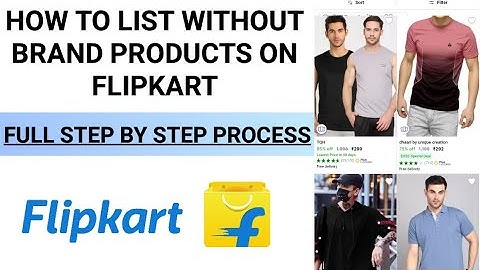 How To Listing On Flipkart Without Brand | Flipkart Single Listing | Flipkart Listing Hindi