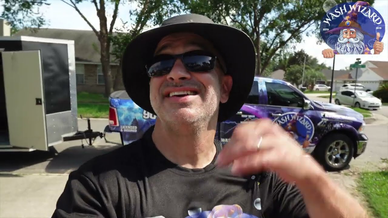 Pressure washing Driveway/Jacksonville Florida/Washwizard Powerwashing