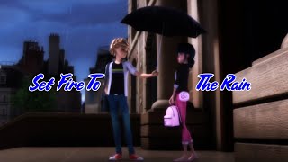 Video thumbnail of "Adrienette x Ladynoir || Set Fire to the Rain AMV"