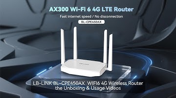Unboxing & setup LB-LINK CPE450AX Sim Card 4G LTE WiFi Router #4g #router #network #lblink