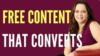 Free Content that Converts 5 mistakes that are costing you sales