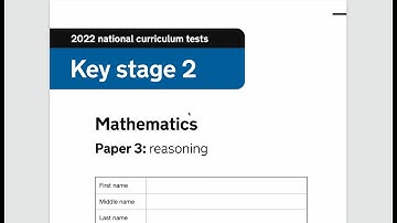 2022 Year 6 SATs Reasoning Paper 3 Walkthrough Guide - Mr Wall