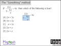 Gmat math tips something method