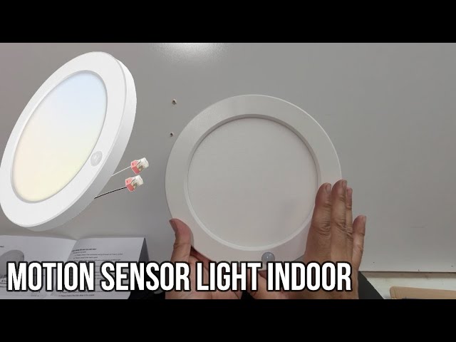 SUNVIE Motion Sensor Ceiling Light Battery Operated Indoor/Outdoor LED