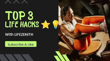 TOP 3 Life Hacks to Boost Productivity & Motivation 🚀 | Simple Hacks That Actually Work!