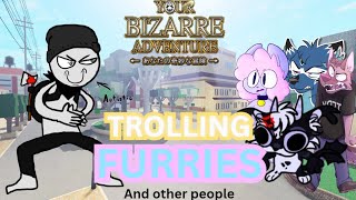 [YBA] Trolling Furries (and others) in YBA!!!!