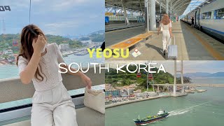 A Trip to Yeosu | KOREA VLOG 🇰🇷 | 여수 여행브이로그 | 오동도, 케이블카, 아쿠아플라넷 | Part I