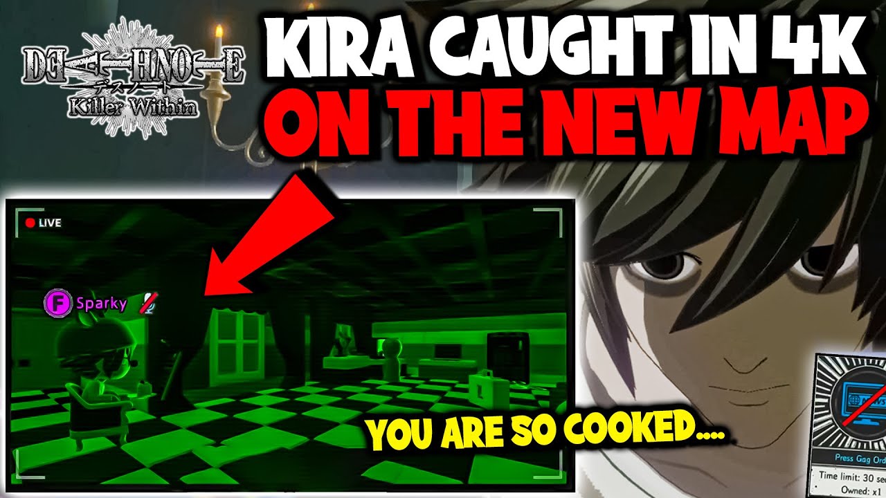 I Combine My Night Vision Camera + Press Gag Order To Trap Kira - DEATH NOTE Killer Within