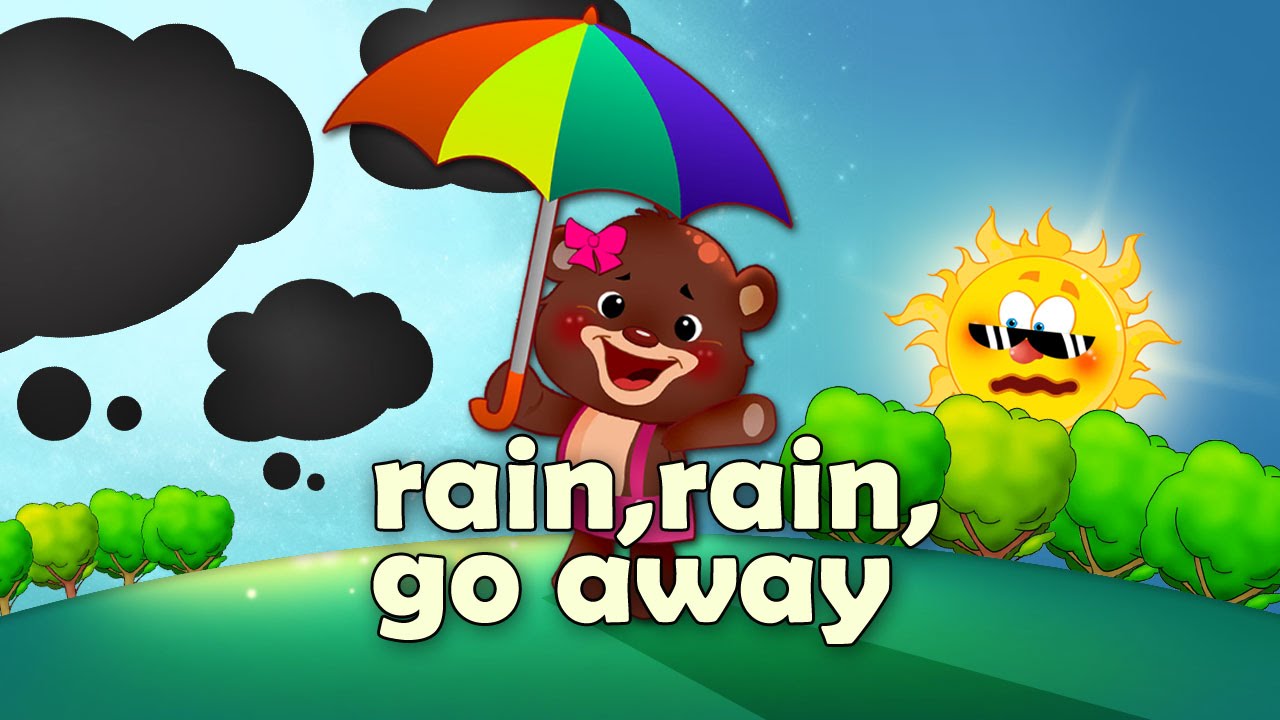 Rain Rain Go Away And Ring A Ring O Roses Repeat 3 Times Nursery Rhyme With Lyrics Youtube