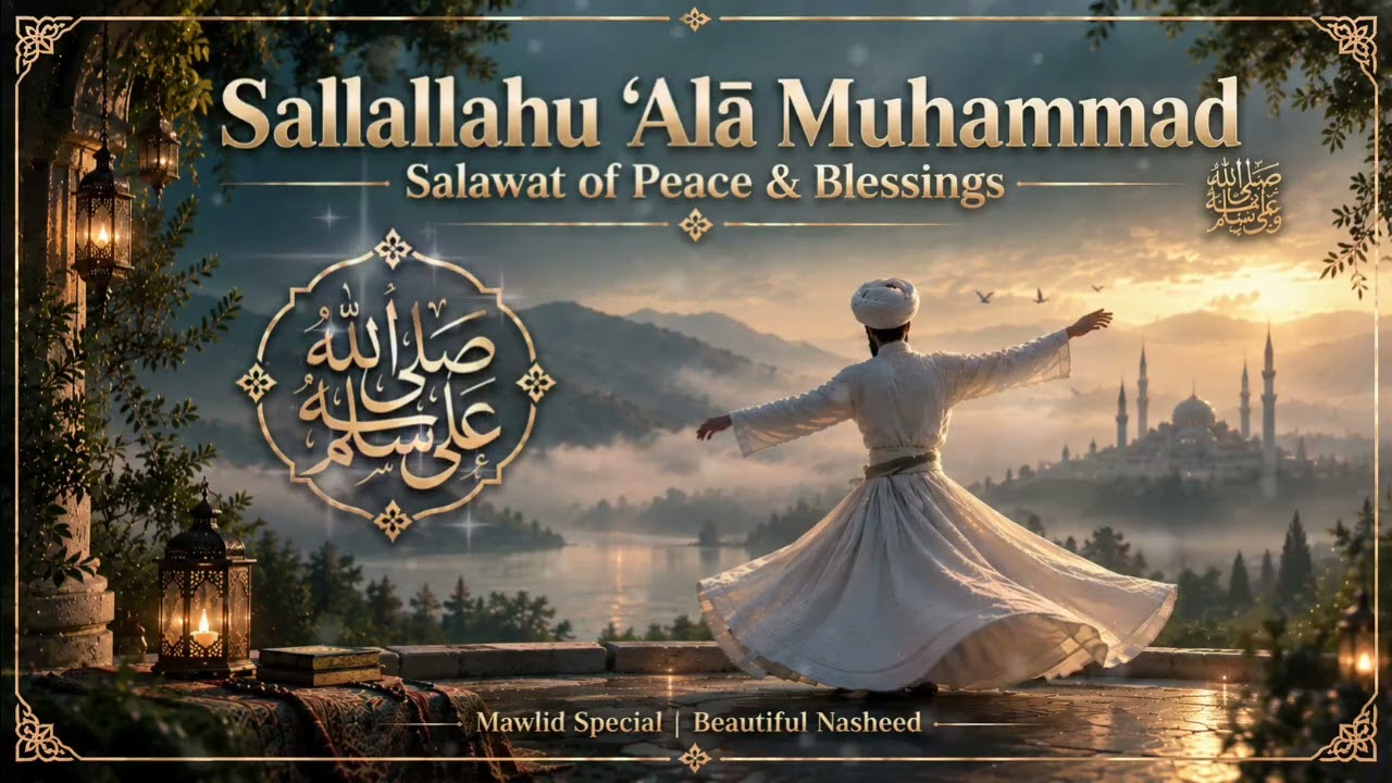 🌙 Peaceful Salawat & Dhikr | Sufi Spiritual Music for Inner Peace