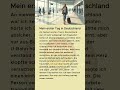 Simple German Story – Mein erster Tag in Deutschland #shorts #learnGerman #German