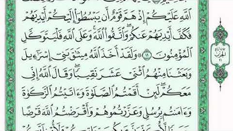 سورة المائدة كاملة مع القراءة بصوت رائع  ( للقارئ فارس عباد )