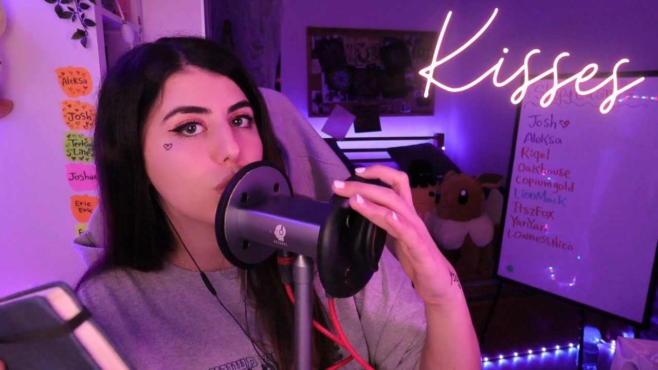 ASMR Ear To Ear Kisses with Triggers 💋 [No Talking] - YouTube