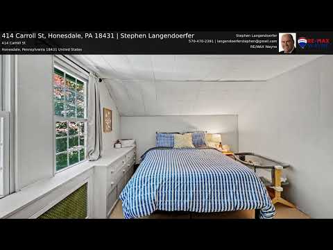 414 Carroll St, Honesdale, PA home video tour