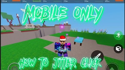 How to Jitter Click Like a Pro on Mobile! (Roblox Bedwars)