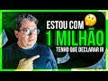 Tenho 1 milho de reais na conta vou pagar imposto de renda