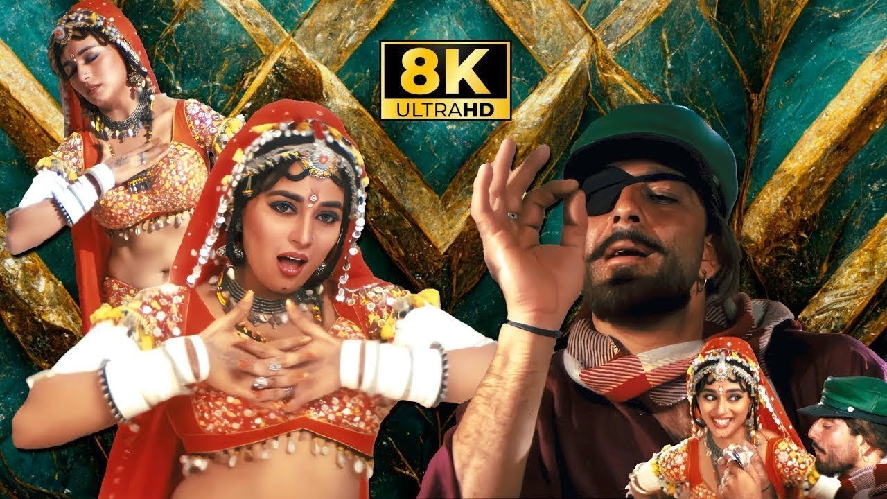 Choli Ke Peeche Kya Hai (8K Full Video) | Sanjay Dutt & Madhuri Dixit | Alka Yagnik & Ila Arun