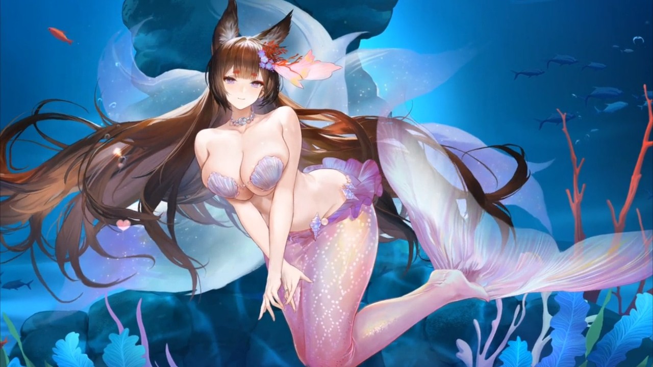Abandon Foxyness, embrace Fishyness ❤️ - Amagi as Mermaid