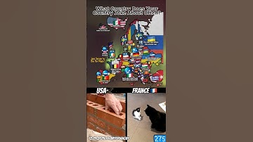 What Country Does Your Country Joke About The Most Often?🃏 #shorts #geography #map #mapping #memes