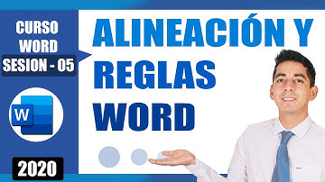 La regla de Word y opciones de alineación  | 05