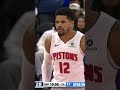 Tobias with 14 points at the half