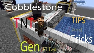 Building Automatic TNT  Cobblestone Generator Part Two 10k+ Blocks an Hour!
