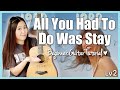All You Had To Do Was Stay 🩵 Taylor Swift EASY Guitar Tutorial Beginner Lesson 🎸 Chords &amp; Strumming!