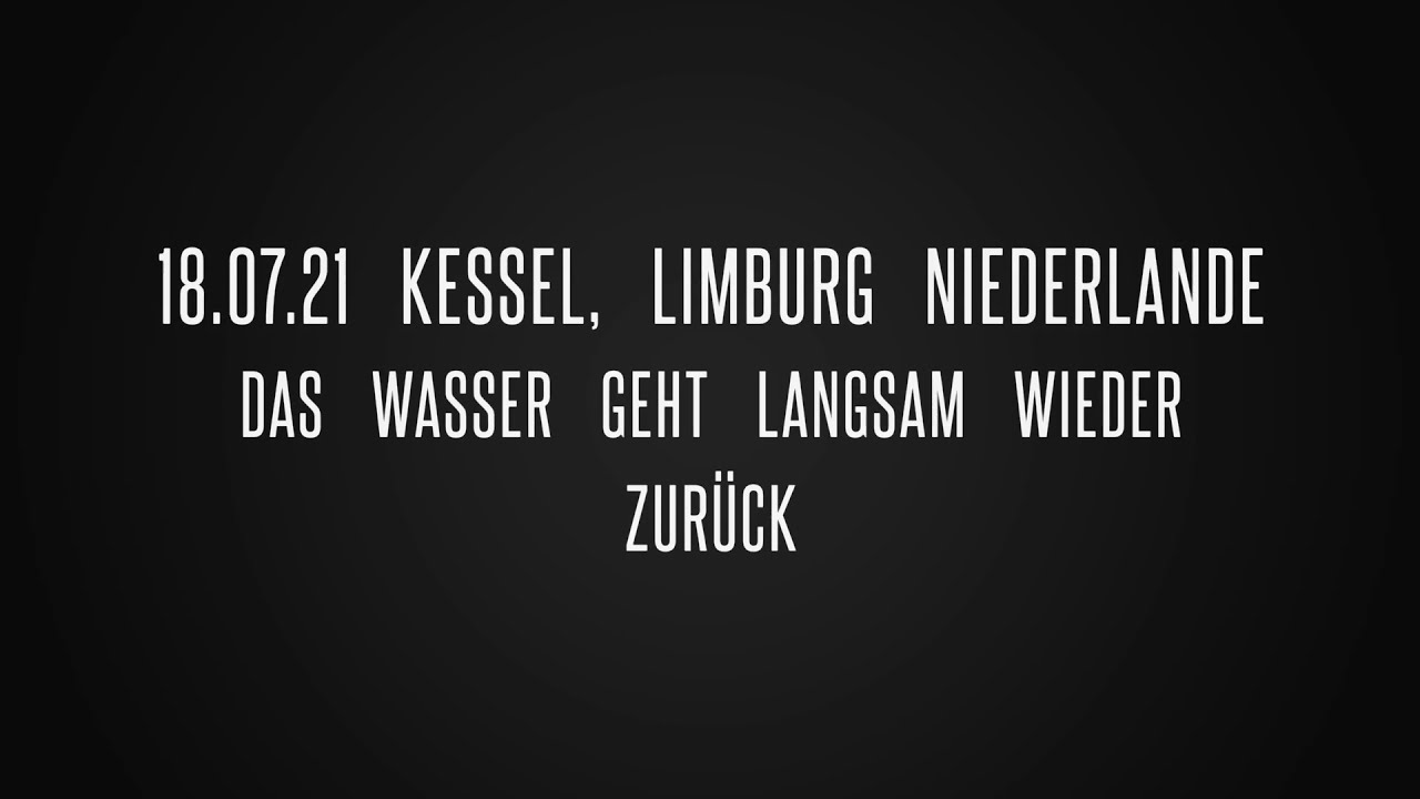 18.07.21 Kessel, Limburg Niederlande. Watersportcamping Gravenhof - Hochwasser/Hoogwater