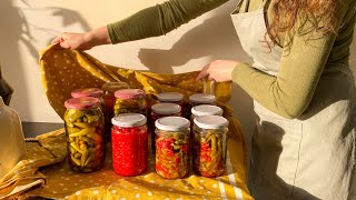 картинка: Простой рецепт консервации 🍅 Фасоль & томатный соус | Подготовка к зиме 🍃 Тихий влог