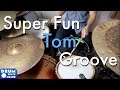Super Fun Tom Groove - Drum Lesson | Drum Beats Online