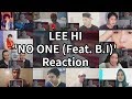 LEE HI - &#39;누구 없소 (NO ONE) (Feat. B.I of iKON)&#39; M/V &quot;Reaction Mashup&quot;
