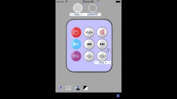 How to make a remote controller in iPhone version of "Domotica" app available on App Store