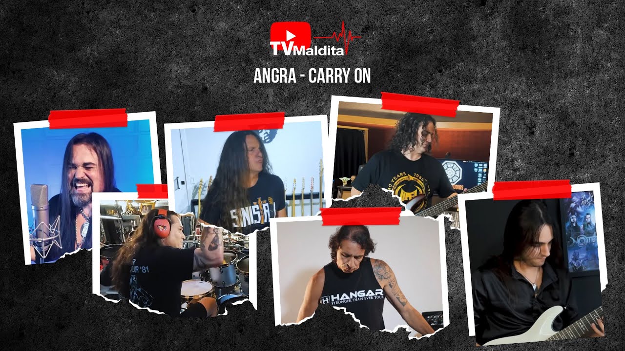 TVMaldita Presents: Priester, Ardanuy, Bianchi, Matos, Laguna, and Torres playing Carry On (Angra)