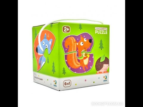 Огляд пазлів Dodo toys "Лісові тварини"