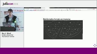BioJulia and Bioinformatics in Julia: Past, Present, Future | Ben Wardd
