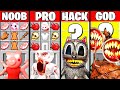 Minecraft Battle: SCP PIGGY SIREN HEAD CARTOON CAT CRAFTING CHALLENGE - NOOB vs PRO vs HACKER vs GOD