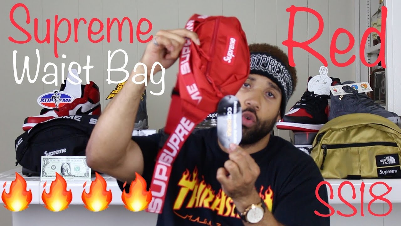 Supreme Waist Bag (SS18) Red