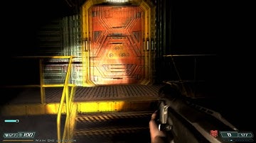 Doom 3 walkthrough - Caverns - Area 2