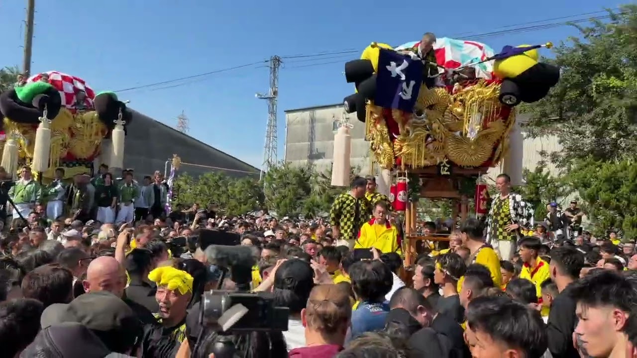 令和7年 新居浜太鼓祭り 2025 大江VS中須賀 大江浜3